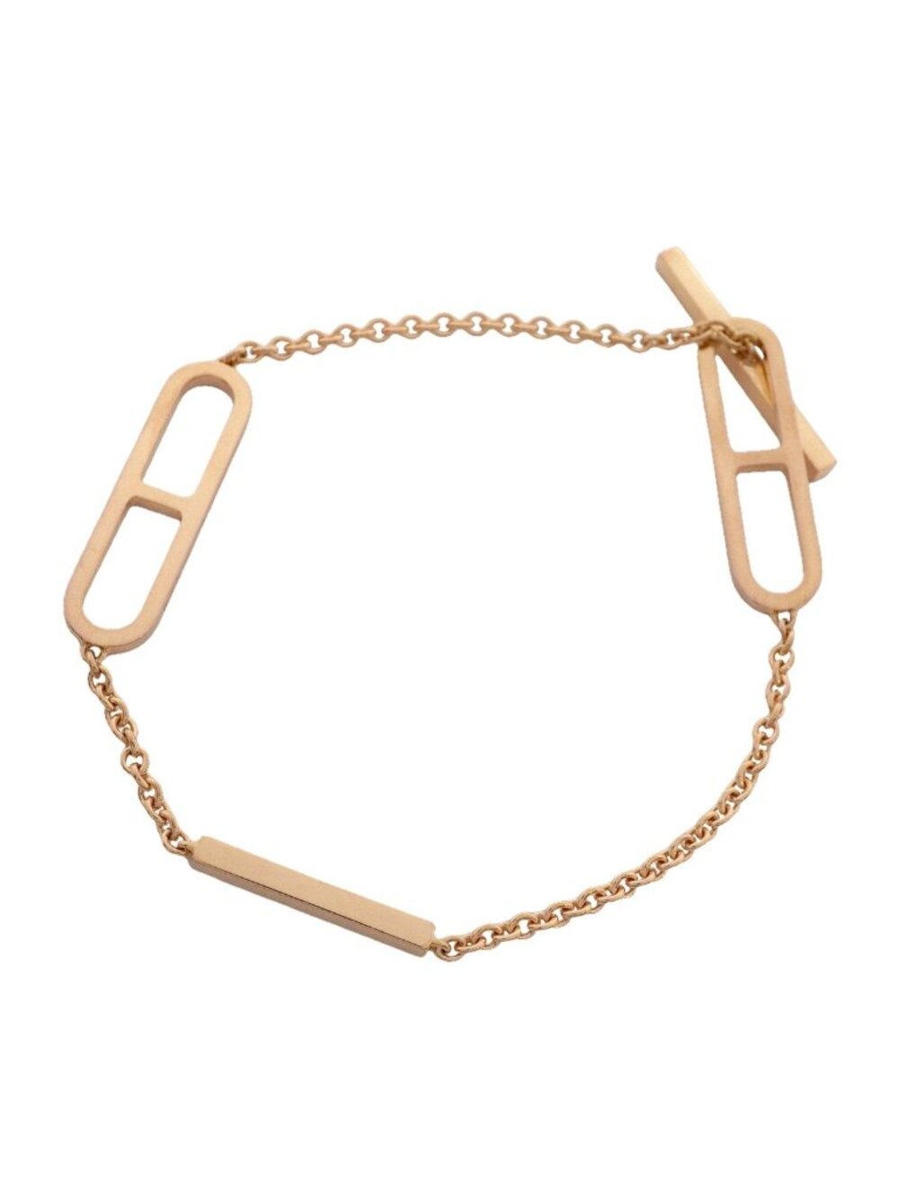 Hermes Bracelet Ever Chaine D'ancre 18k Pink Gold
